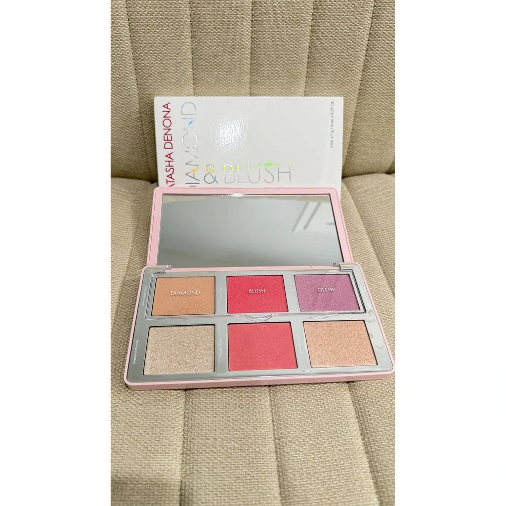 Natasha Denona Diamond & Blush Palette 01 Darya 6-Pan Highlighting Blush Palette
